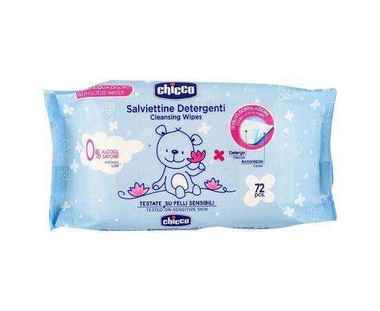 Chicco - Wipes 72 Pcs without Flip Cover 