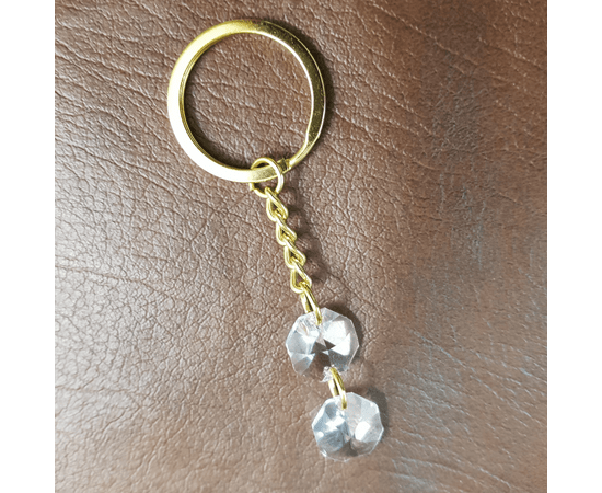 01 Luxuria - Keychain Natural Crystal