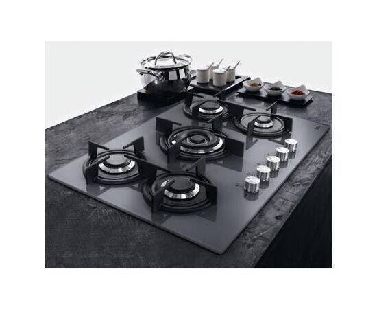 Franke - Gas Hob Black Mirror 75X51Cm New Crystal Fhcr 755 4G Tc He Xs C