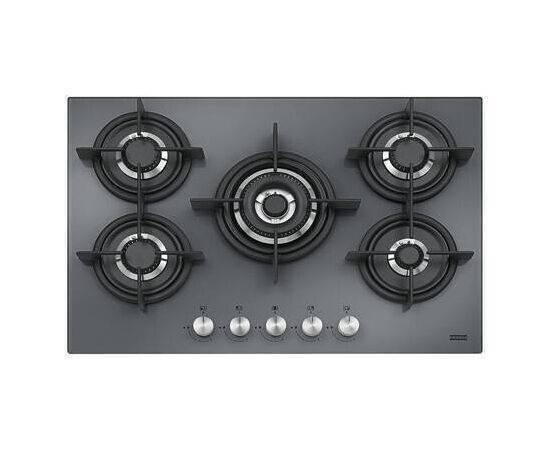 Franke - Gas Hob Black Mirror 75X51Cm New Crystal Fhcr 755 4G Tc He Xs C