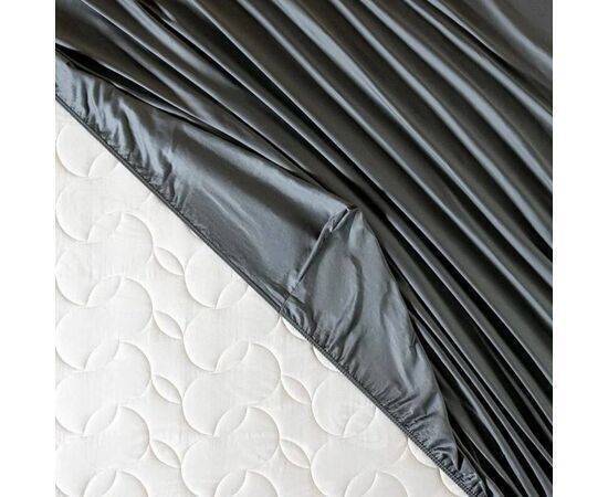 MADAME COCO - Fitted Sheet Satin Ciel