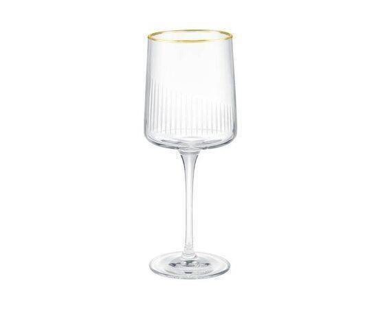 MADAME COCO - Wine Glass Set Musette Serenity Gold 4 Piece - 320ML