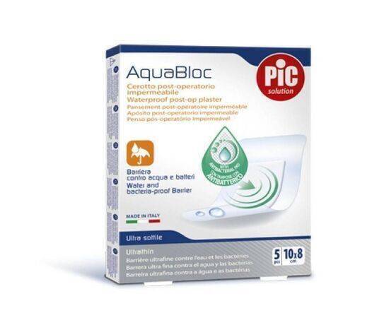 pic solution - 5 Plasters Aquabloc St Antibac cm 0X8