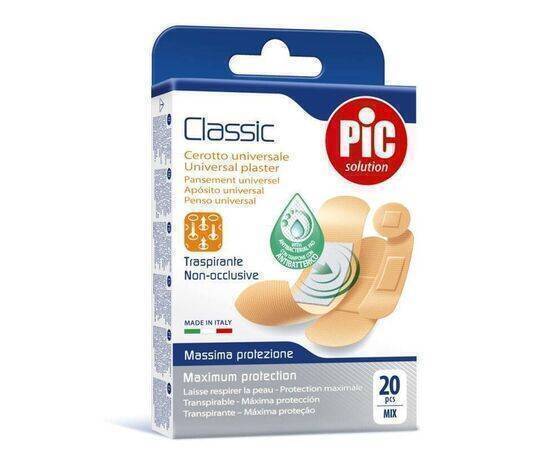 pic solution - 20 Plasters Classic Mix Mm Antibacter