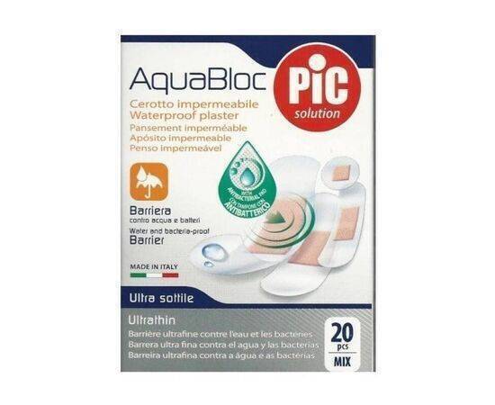 pic solution - 20 Plasters Aquabloc Mix Antibacter