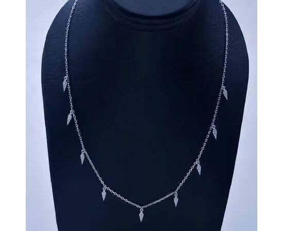 Necklaces Elegant Silver 925 S with Cubic Zirconia