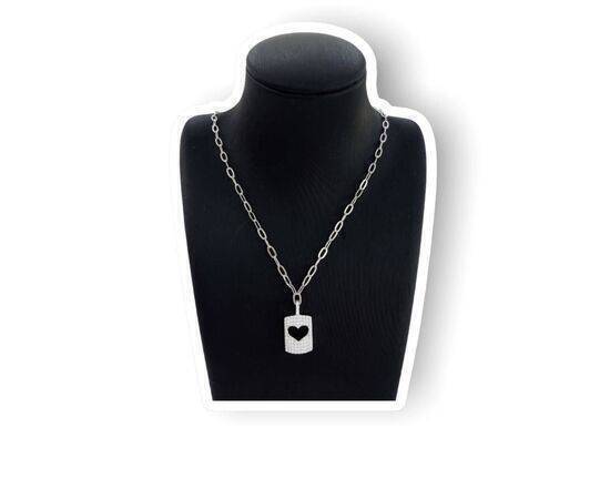 Necklaces Elegant Silver S with Cubic Zirconia 925