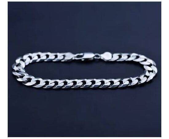 Bracelet Unisex Silver 6mm