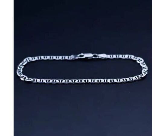 Bracelet Unisex Versace Design Silver 3mm