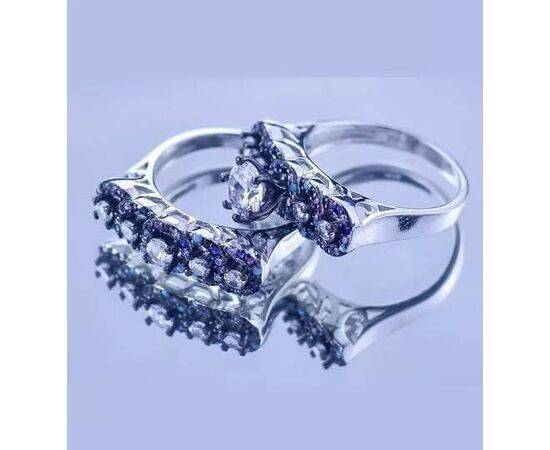 Twins Set with Cubic Zirconia Elegant Silver 925