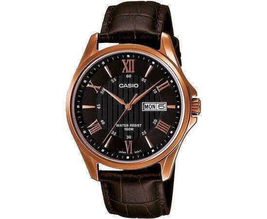 CASIO - Watch for Men Rose Tone Leather Band