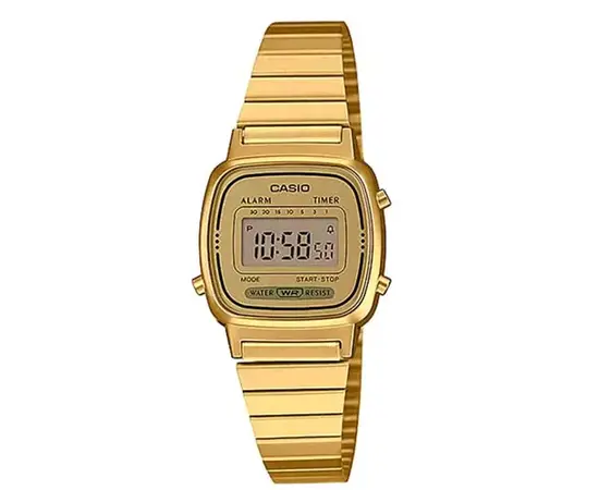 CASIO - Watch Vintage Full Golden St.Steel Digital