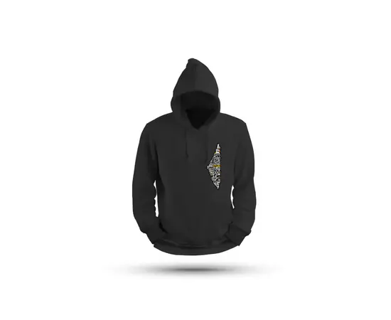 PALESTINE MAP - HOODIES