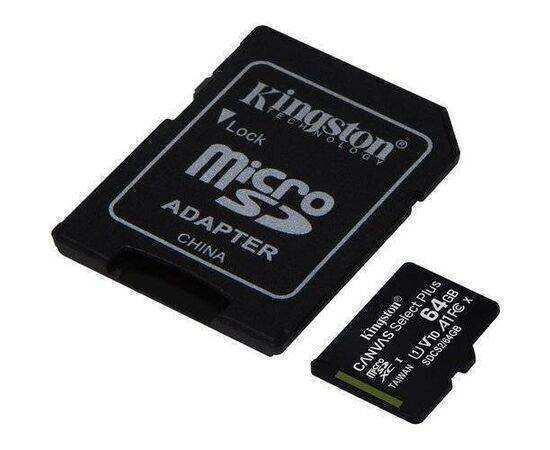 Kingston - Memory Card + Adapter64Gb Subs2 Micro Sd