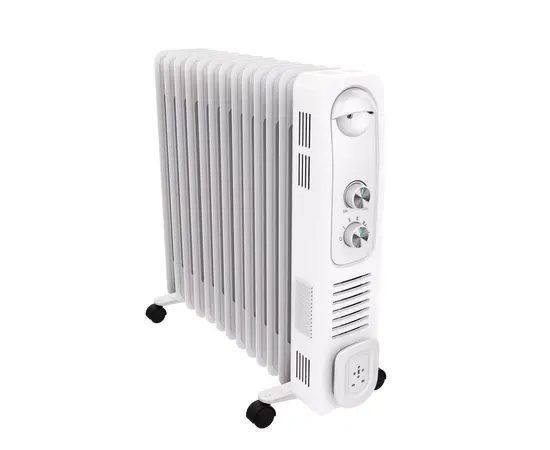 Electromatic  - Oil Filled Radiator 13 Fins 2500 W With clothes rack and fan Full safety system