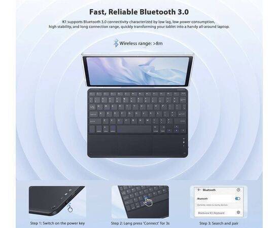 Blackview - Wireless Keyboard for Tablets And Phones (Arabic-English)