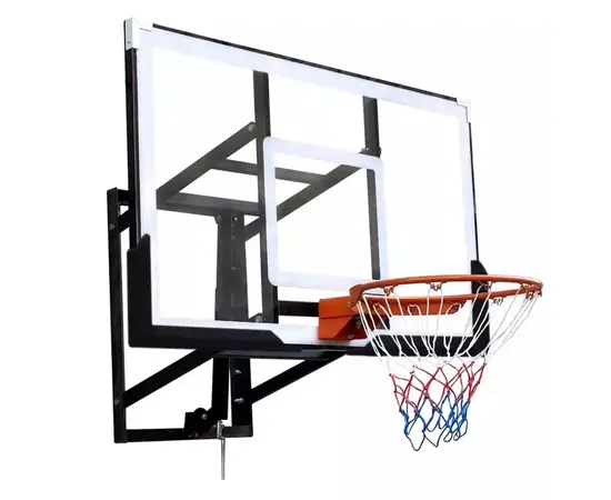 Basketball Board Hoop Wall Mounted with Adjustable Height 