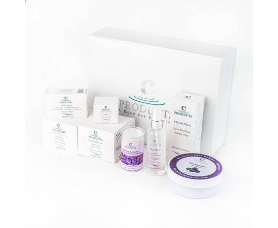 C-PRODUCTS - 8-Item Premium Dead Sea Gift Set (Mega Box)