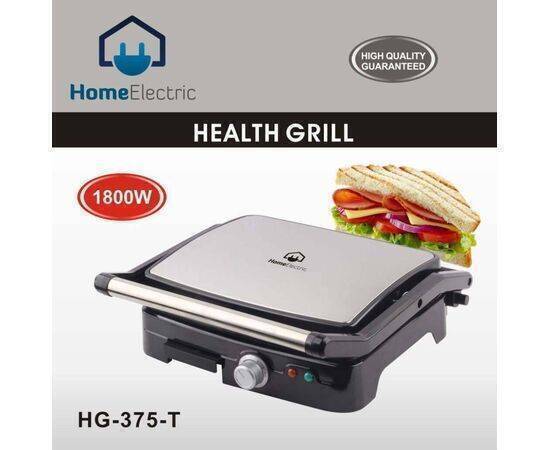 Home Electric - Sandwich Grill Stainless Steel 1800W