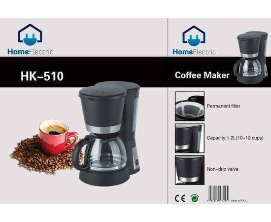 Home Electric - Coffee Maker Black 900W